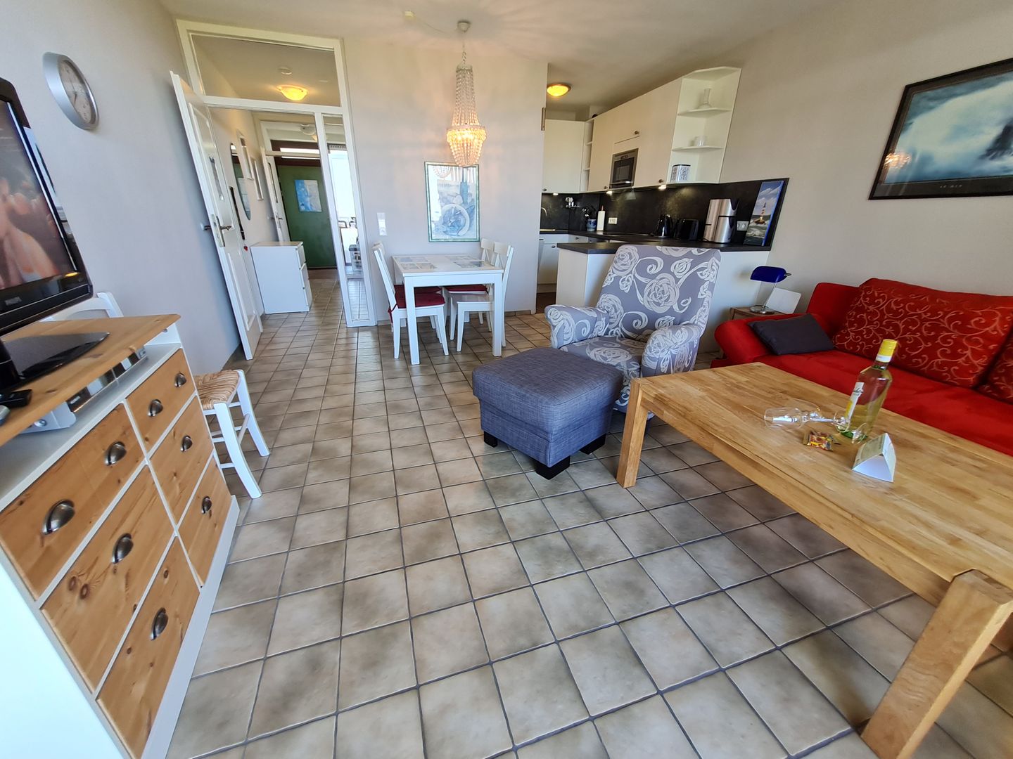 Bi de Wyk, Whg. C1 Wyk auf Föhr - Wohnzimmer