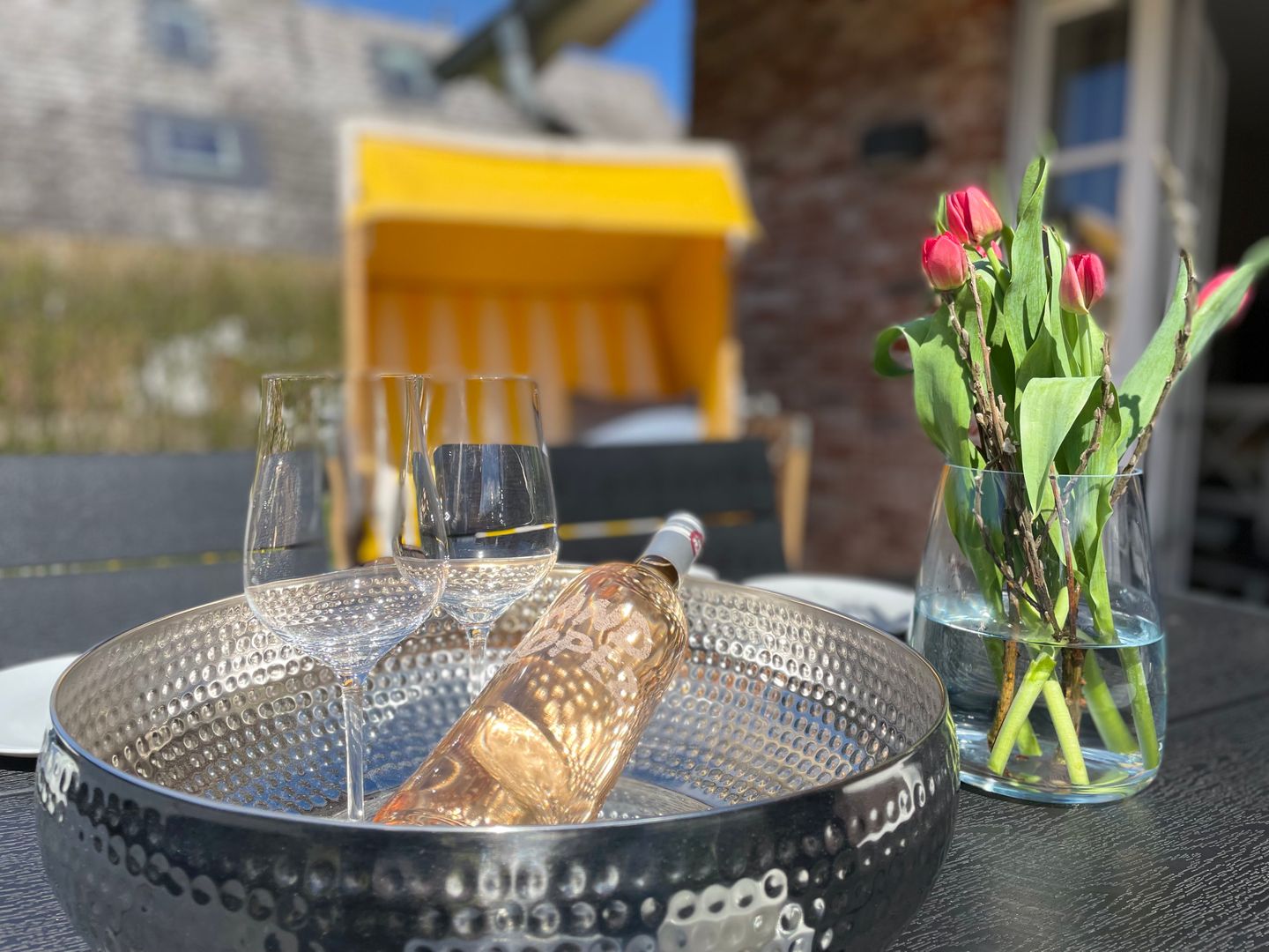  Meerblau Tinnum - Terrasse