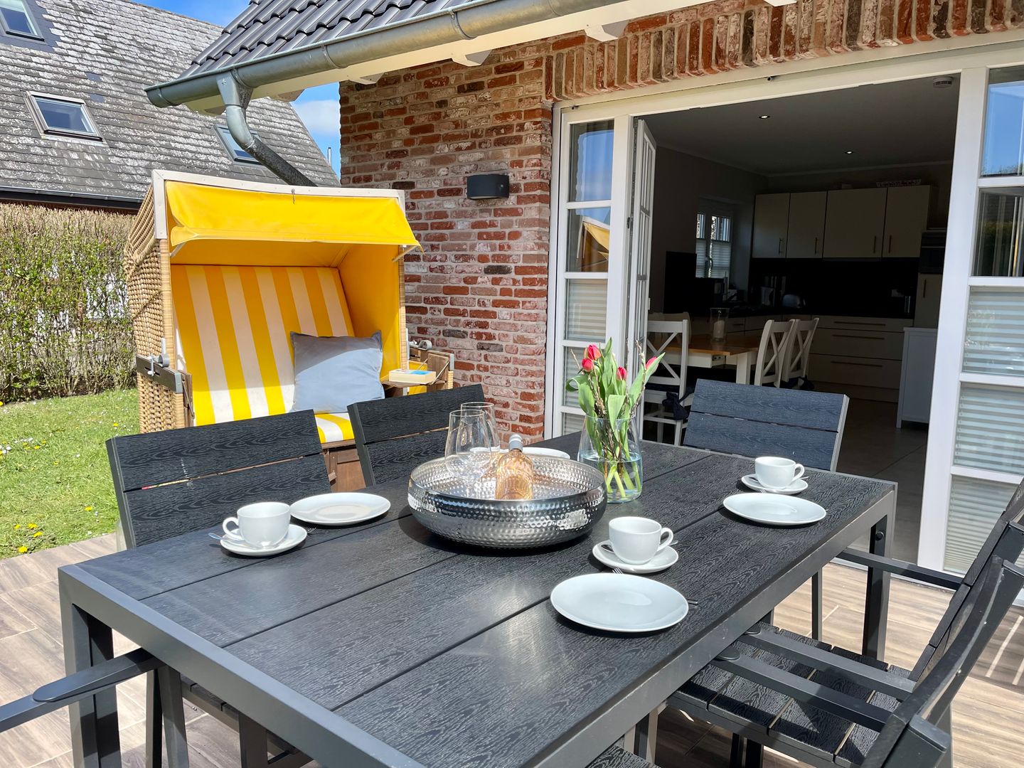  Meerblau Tinnum - Terrasse