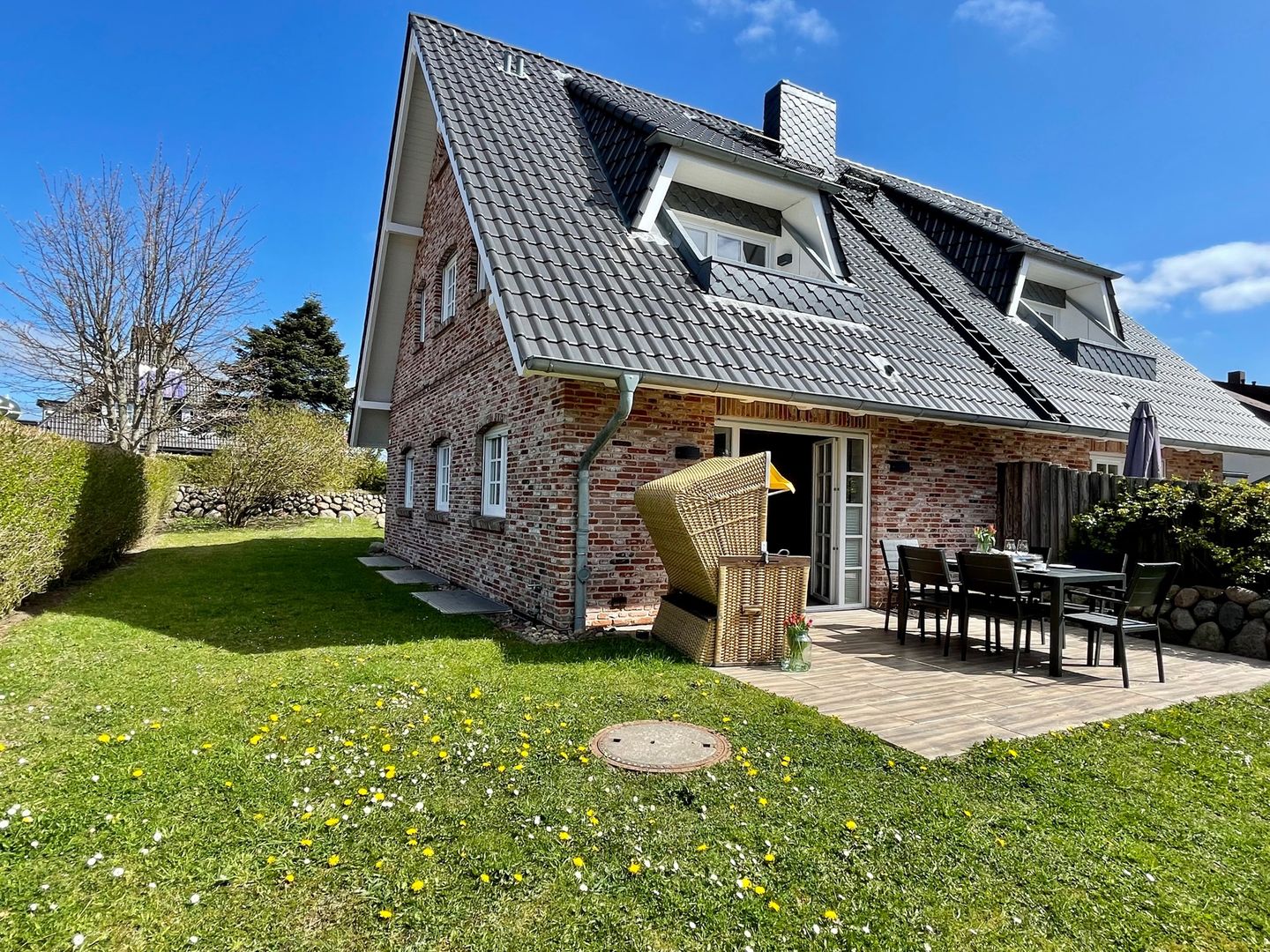  Meerblau Tinnum - Terrasse