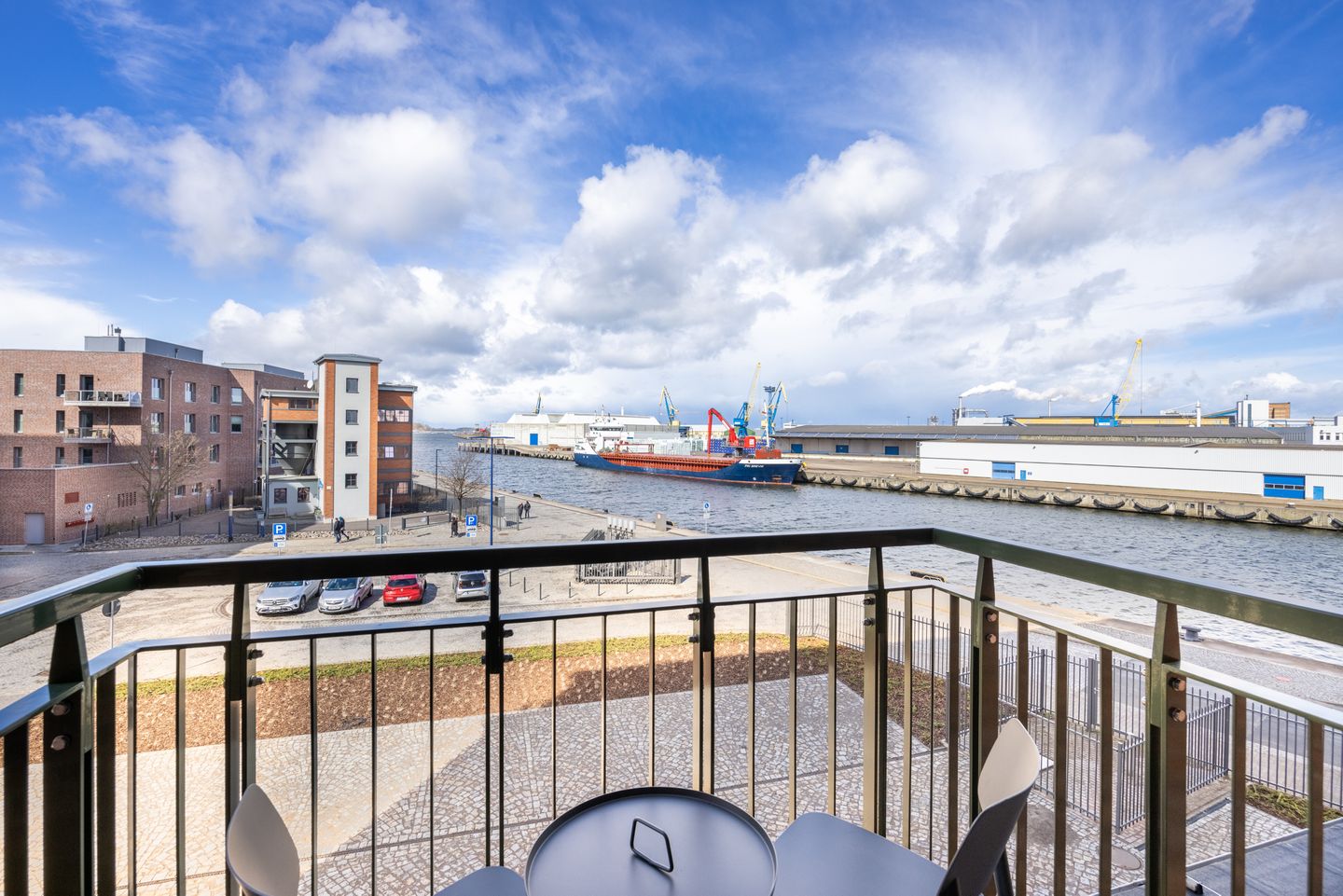 Krusespeicher Krusespeicher 2-41 Wismar - Balkon mit Ausblick