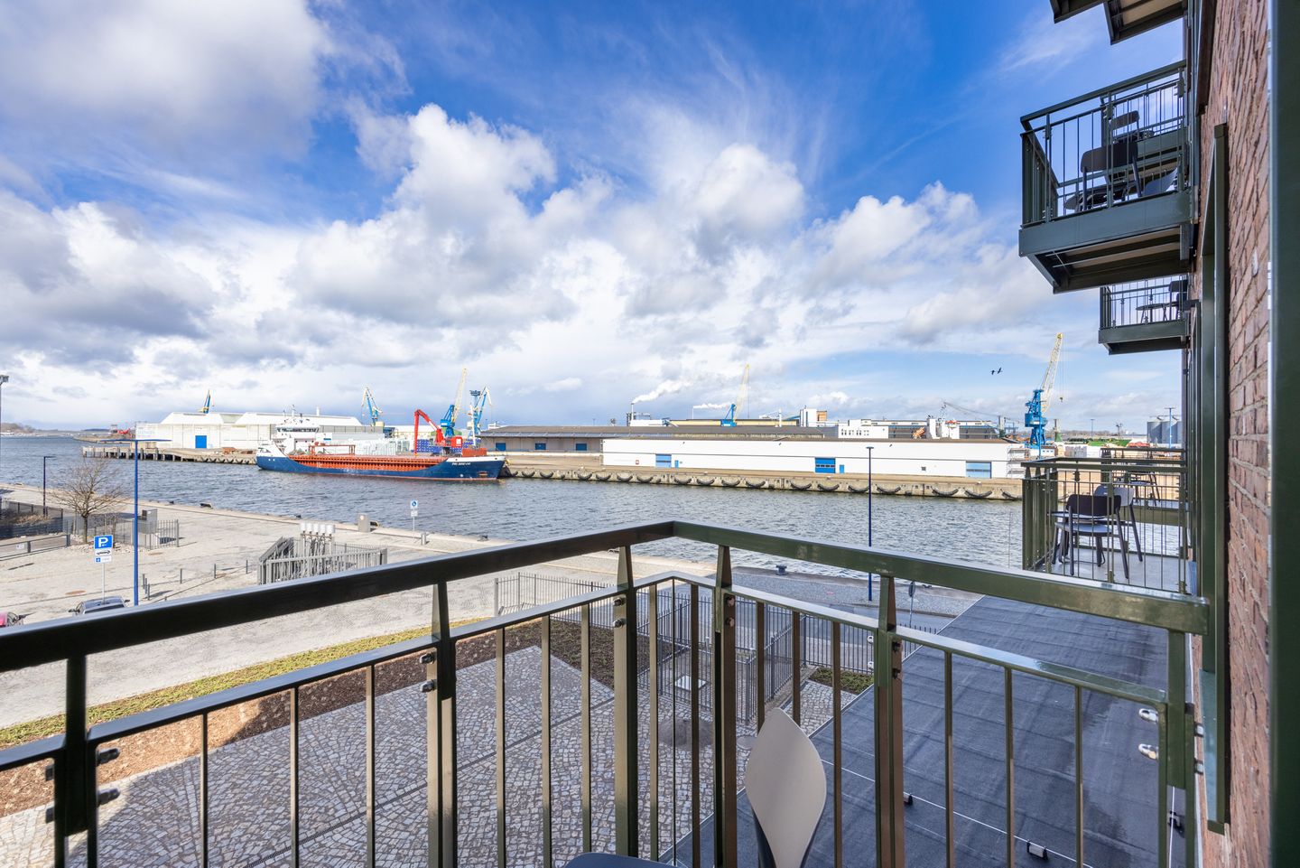 Krusespeicher Krusespeicher 2-41 Wismar - Balkon mit Ausblick