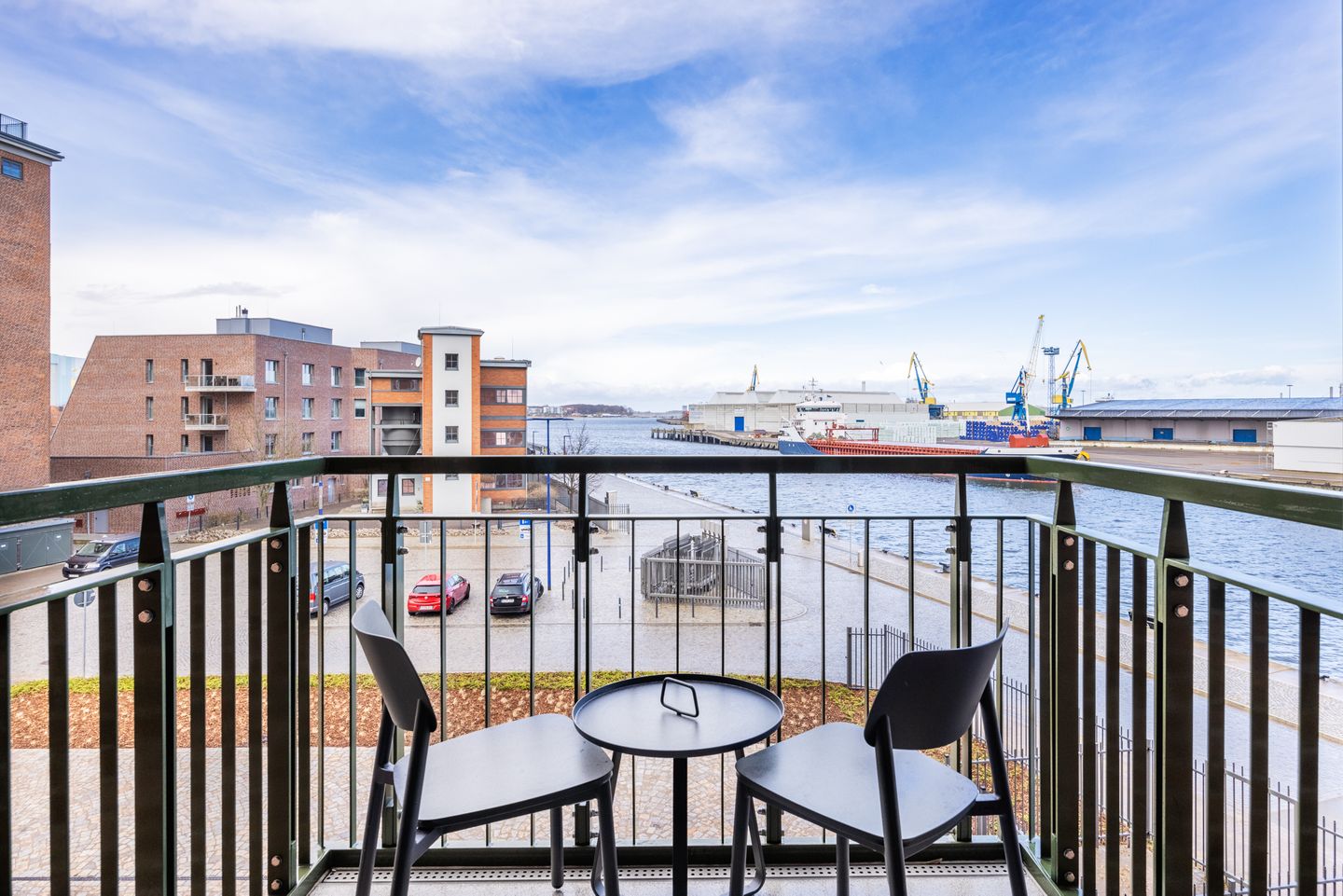 Krusespeicher Krusespeicher 2-42 Wismar - Balkon mit Ausblick