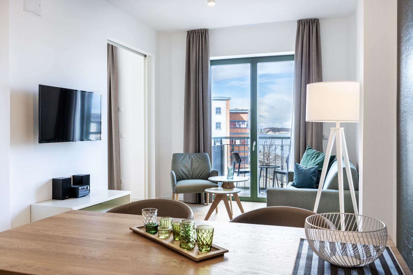 Krusespeicher Krusespeicher 2-42 Wismar - Wohn-/Essbereich mit Esstisch