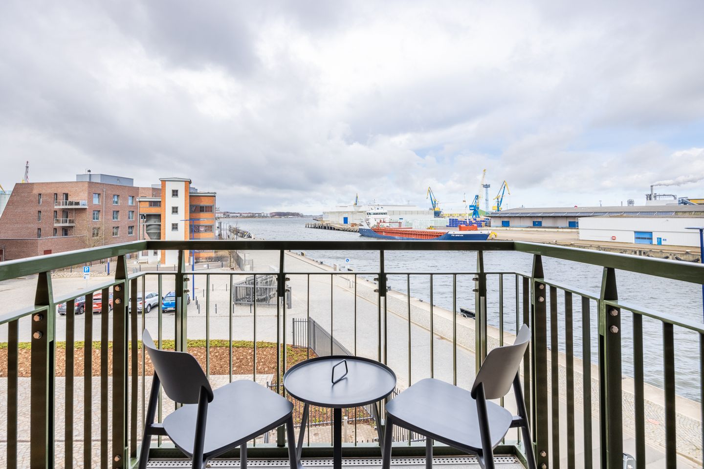 Krusespeicher Krusespeicher 2-43 Wismar - Balkon mit Ausblick