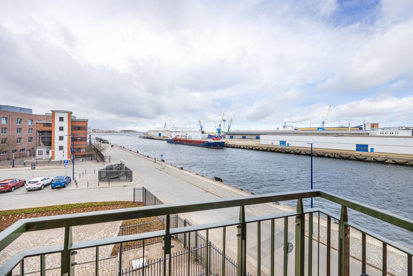 Krusespeicher Krusespeicher 2-43 Wismar - Balkon mit Ausblick