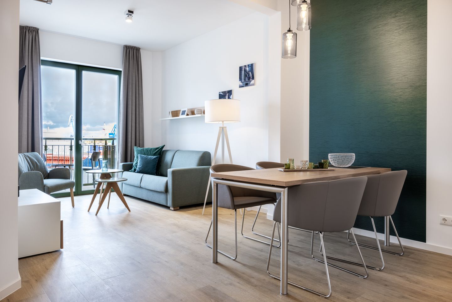 Krusespeicher Krusespeicher 2-43 Wismar - Wohn-/Essbereich mit Esstisch