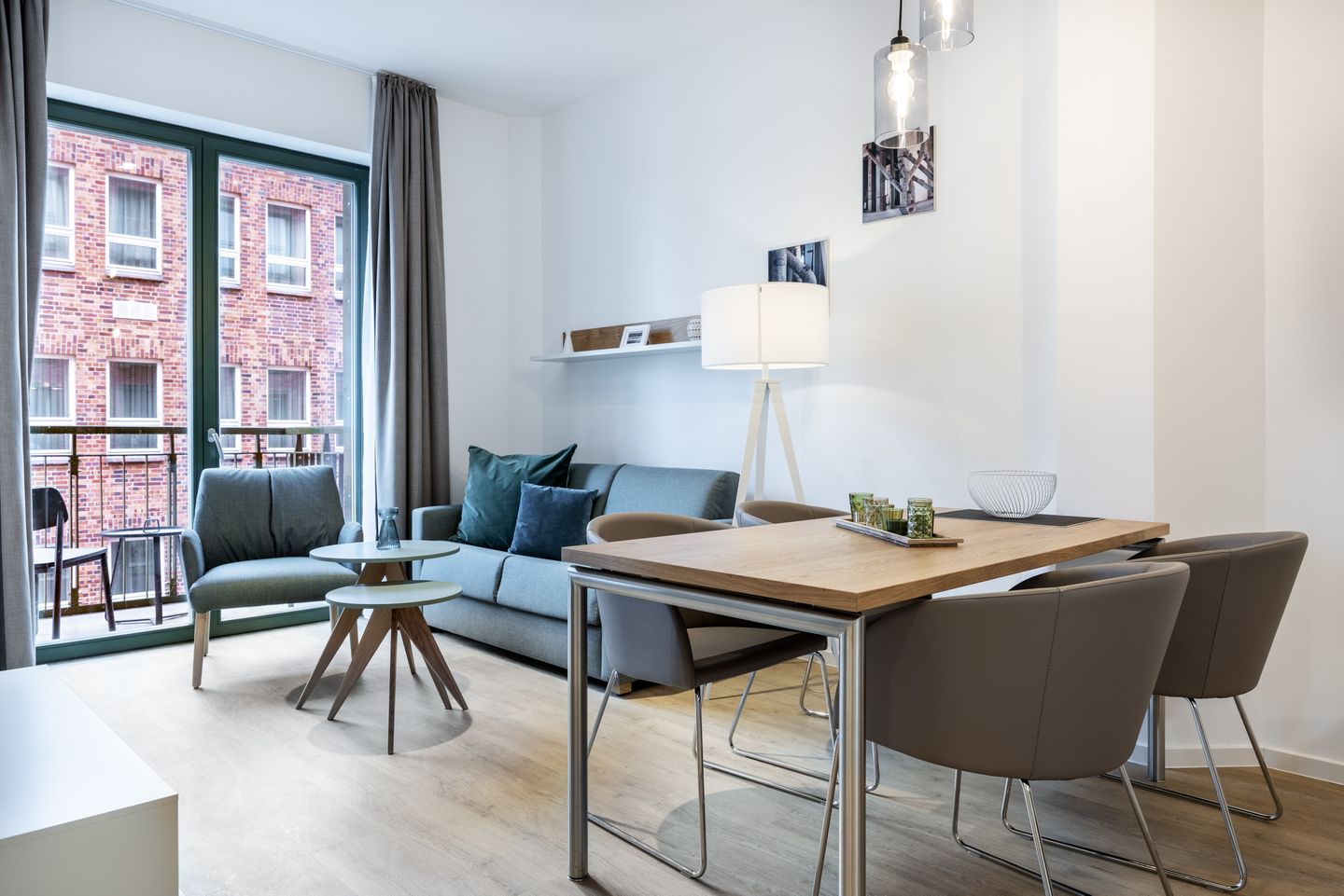 Krusespeicher Krusespeicher 3-45 Wismar - Wohn-/Essbereich mit Sitzgelegenheit