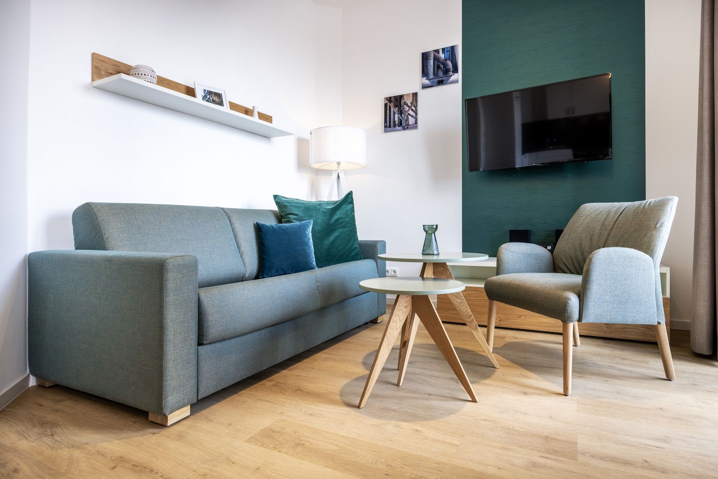 Krusespeicher Krusespeicher 3-48 Wismar - Wohn-/Essbereich mit Sitzgelegenheit