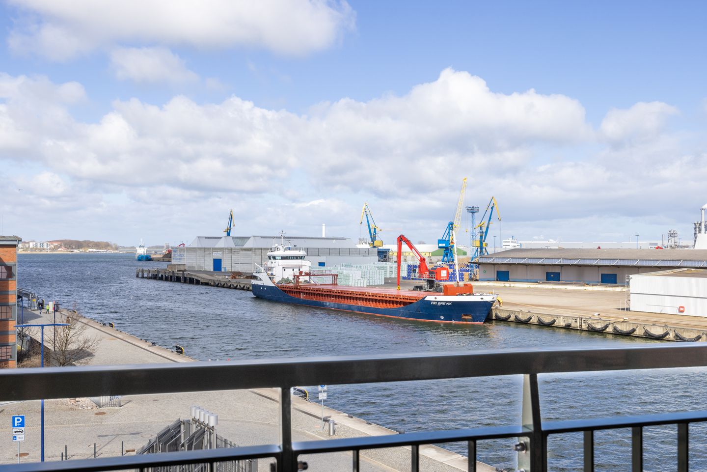 Krusespeicher Krusespeicher 3-50 Wismar - Balkon mit Ausblick