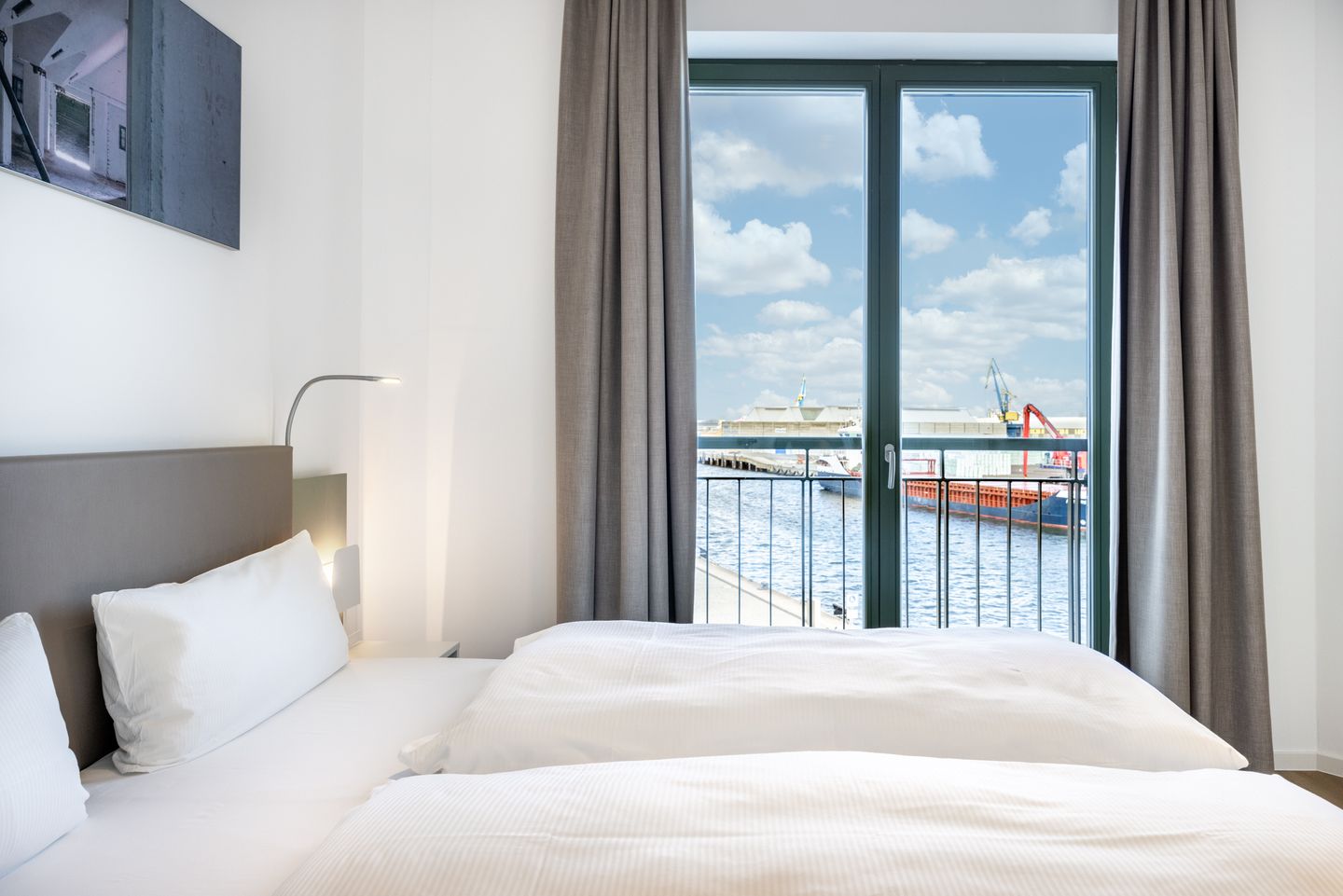 Krusespeicher Krusespeicher 3-51 Wismar - Schlafzimmer mit Doppelbett