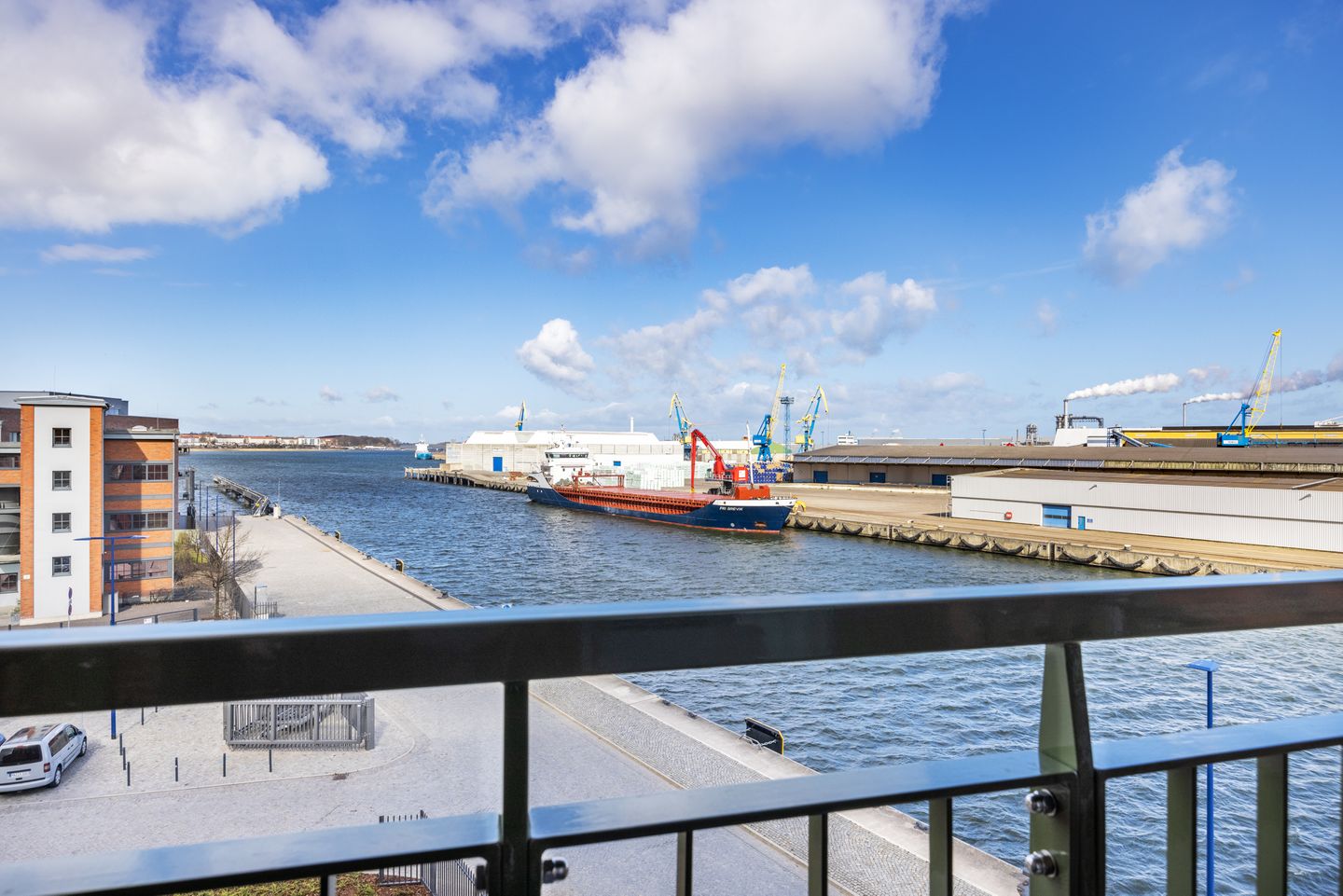 Krusespeicher Krusespeicher 3-51 Wismar - Balkon mit Ausblick