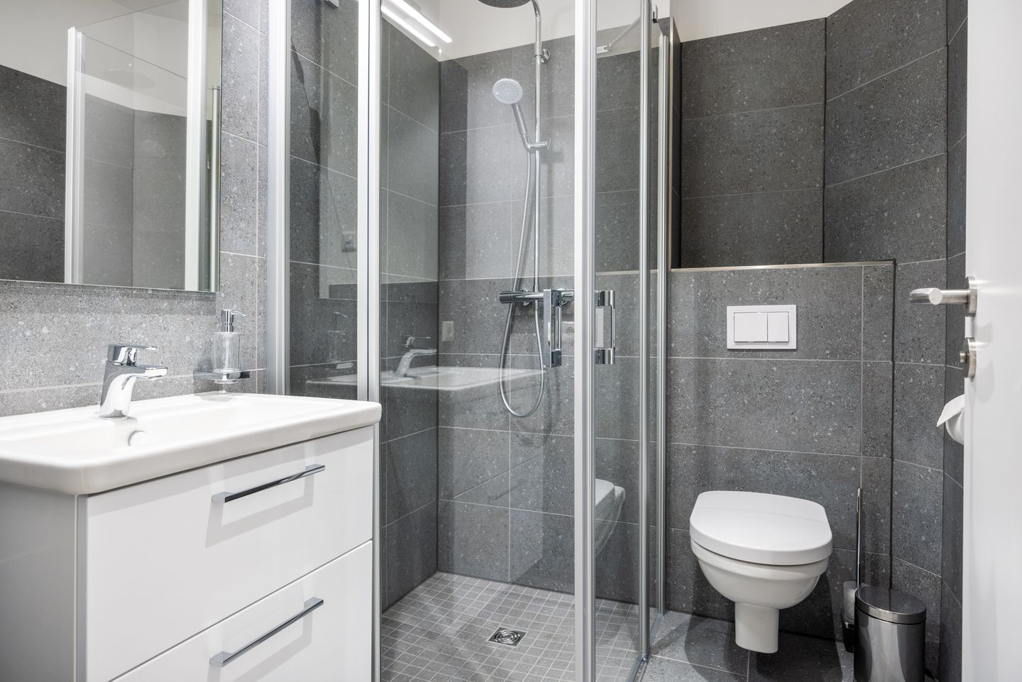 Krusespeicher Krusespeicher 4-54 Wismar - Badezimmer mit Dusche