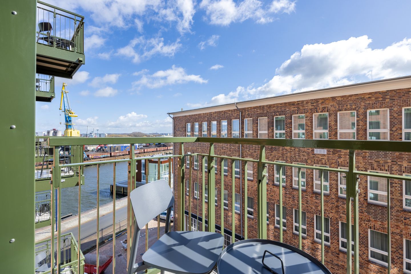 Krusespeicher Krusespeicher 4-54 Wismar - Balkon mit Ausblick