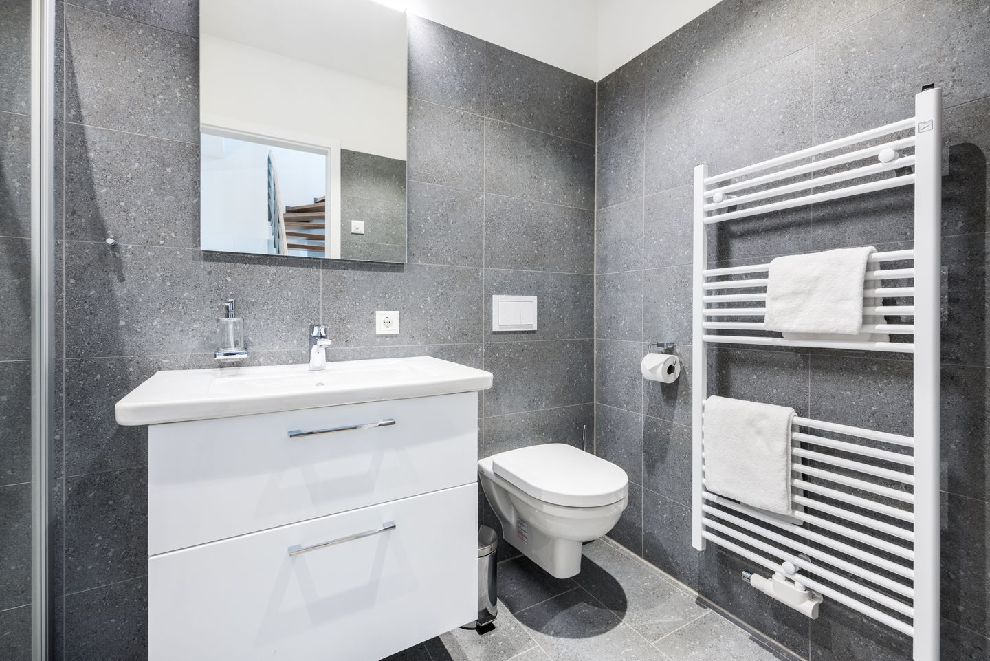 Krusespeicher Krusespeicher 6-74 Wismar - Badezimmer mit Dusche