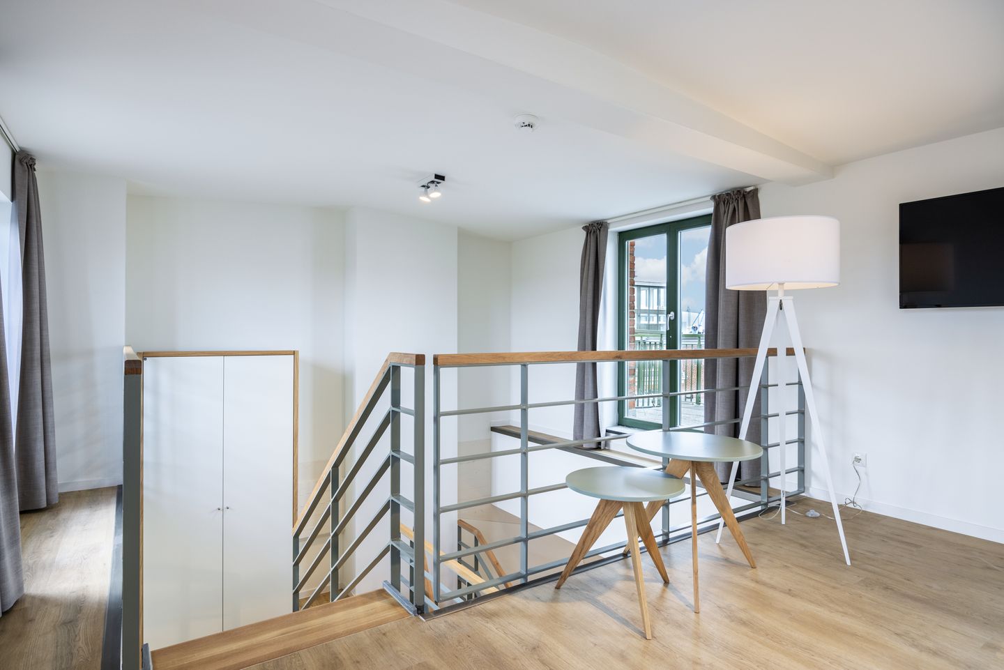 Krusespeicher Krusespeicher 6-74 Wismar - Schlafzimmer mit Doppelbett