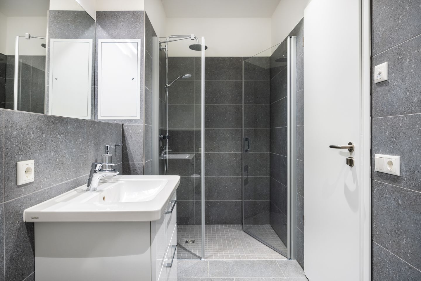 Krusespeicher Krusespeicher 4-56 Wismar - Badezimmer mit Dusche