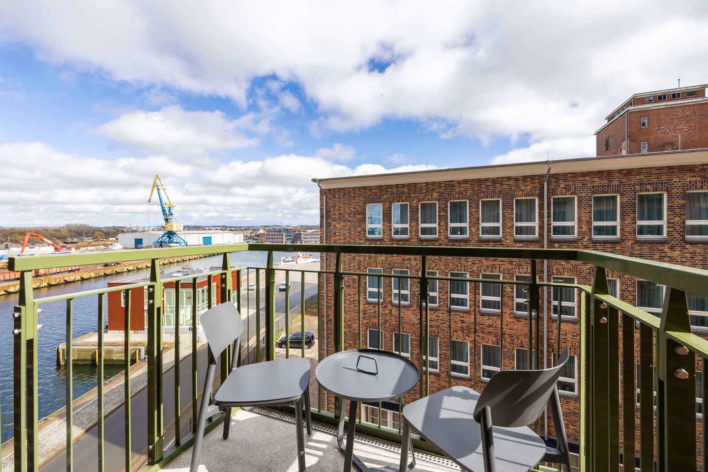 Krusespeicher Krusespeicher 4-52 Wismar - Balkon mit Ausblick