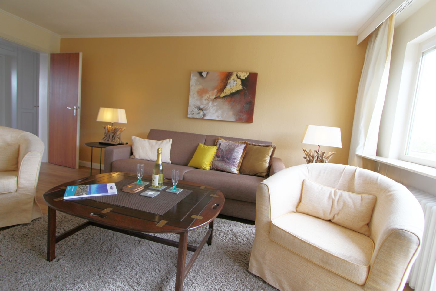  Denghoog- Osetal 10, App. 5 Wenningstedt - Wohnzimmer