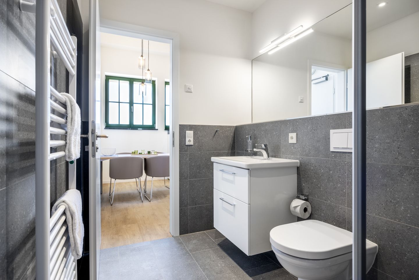 Krusespeicher Krusespeicher 6-73 Wismar - Badezimmer mit Dusche