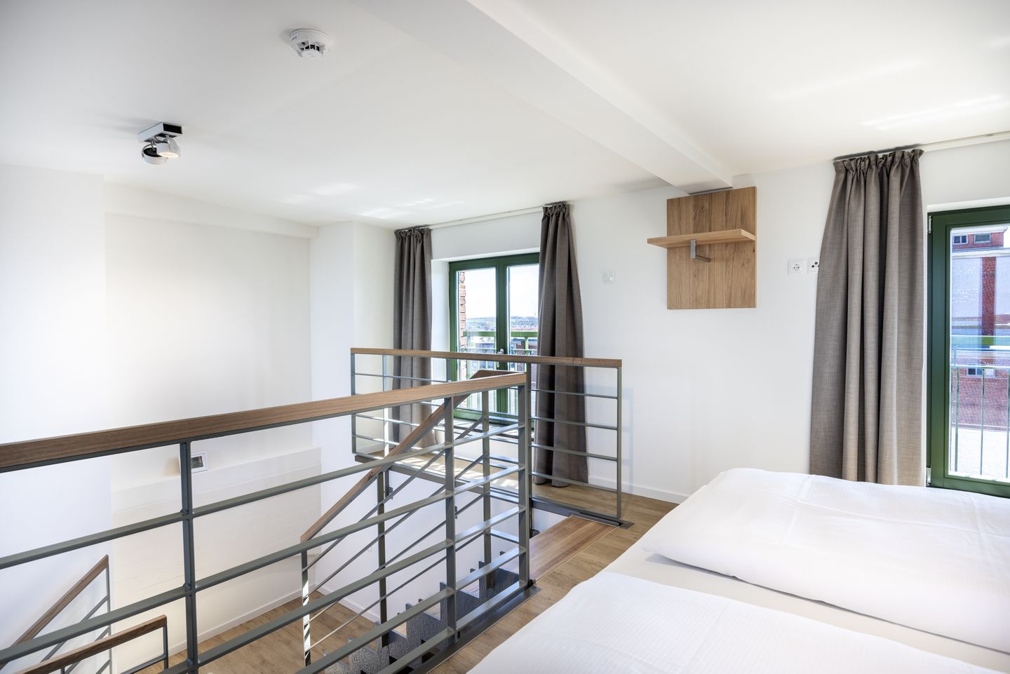 Krusespeicher Krusespeicher 6-73 Wismar - Schlafzimmer mit Doppelbett