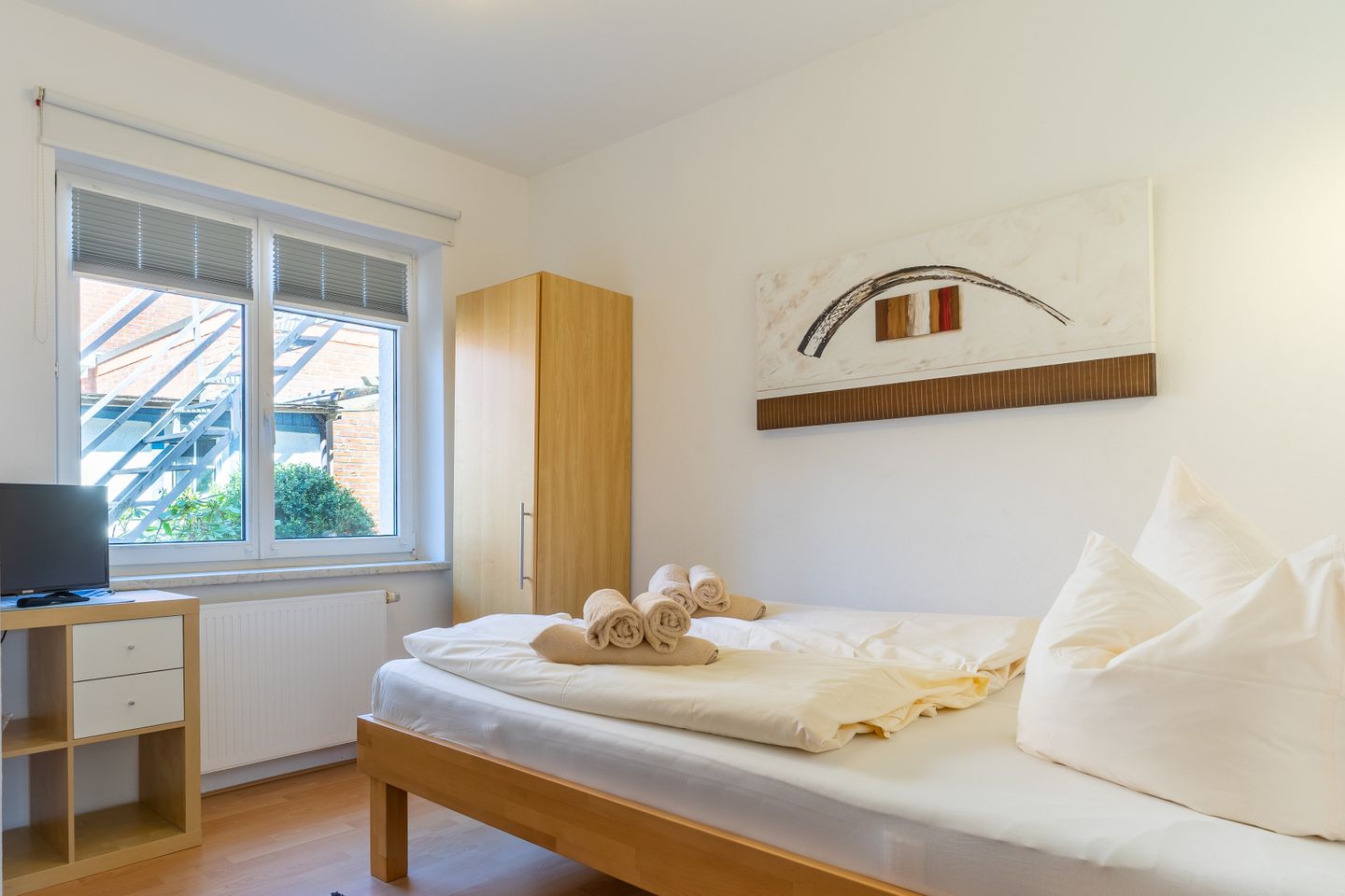 Friesenkate Backbord Norderney - die insellotsen Norderney / Friesenkate Backbord - Schlafzimmer 3 (Doppelbet)