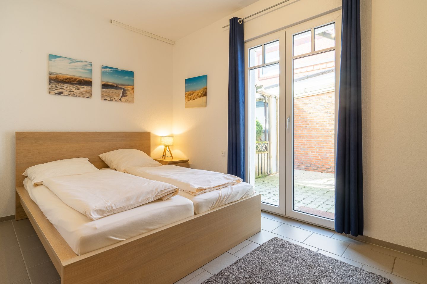  Friesenkate Steuerbord Norderney - die insellotsen Norderney / Friesenkate Steuerbord - Schlafzimmer 2 (Doppelbett)