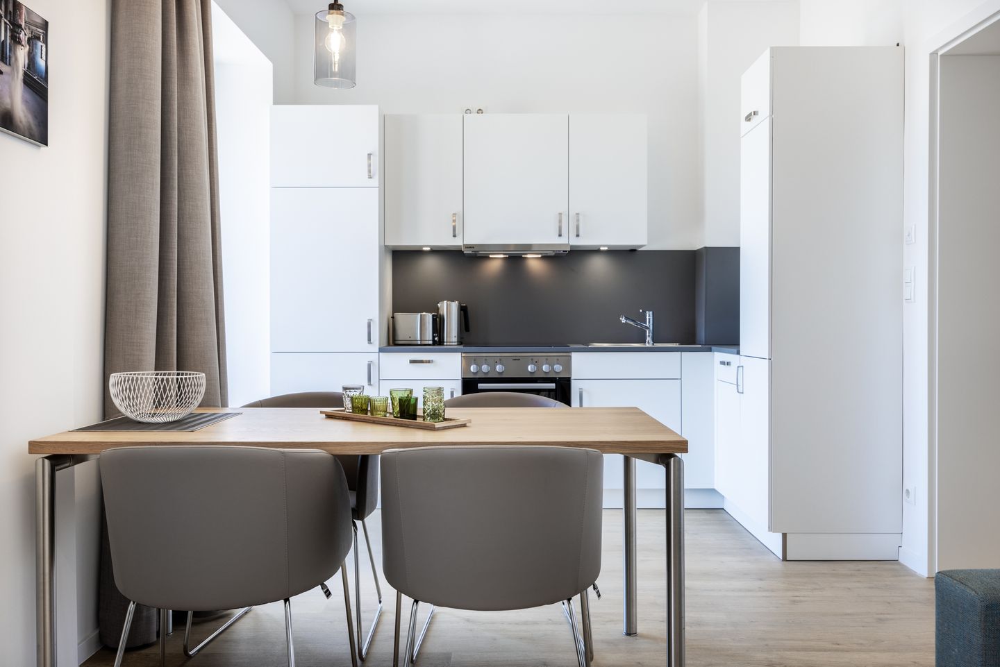 Krusespeicher Krusespeicher 2-40 Wismar - Wohn-/Essbereich mit Esstisch