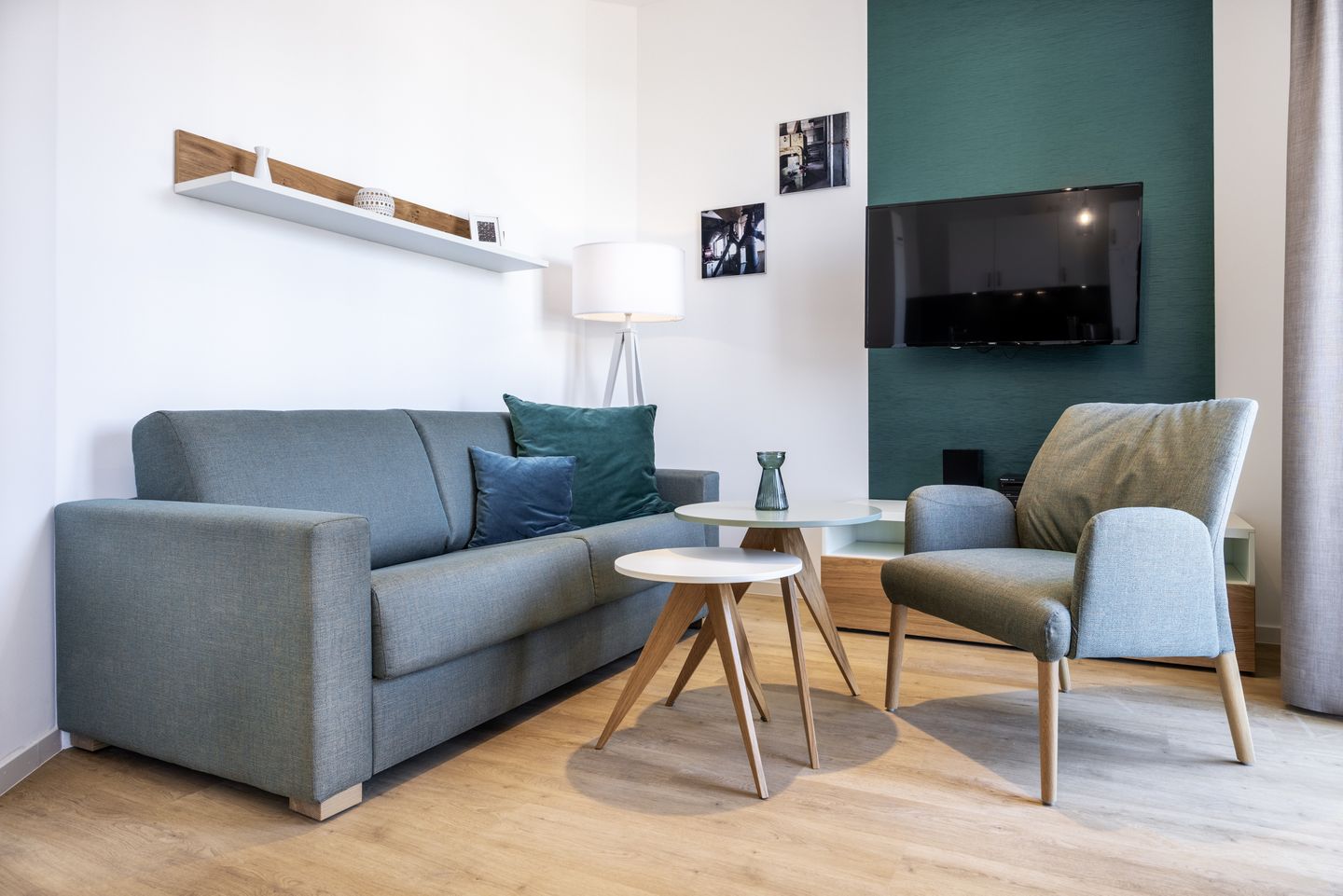 Krusespeicher Krusespeicher 2-40 Wismar - Wohn-/Essbereich mit Sitzgelegenheit