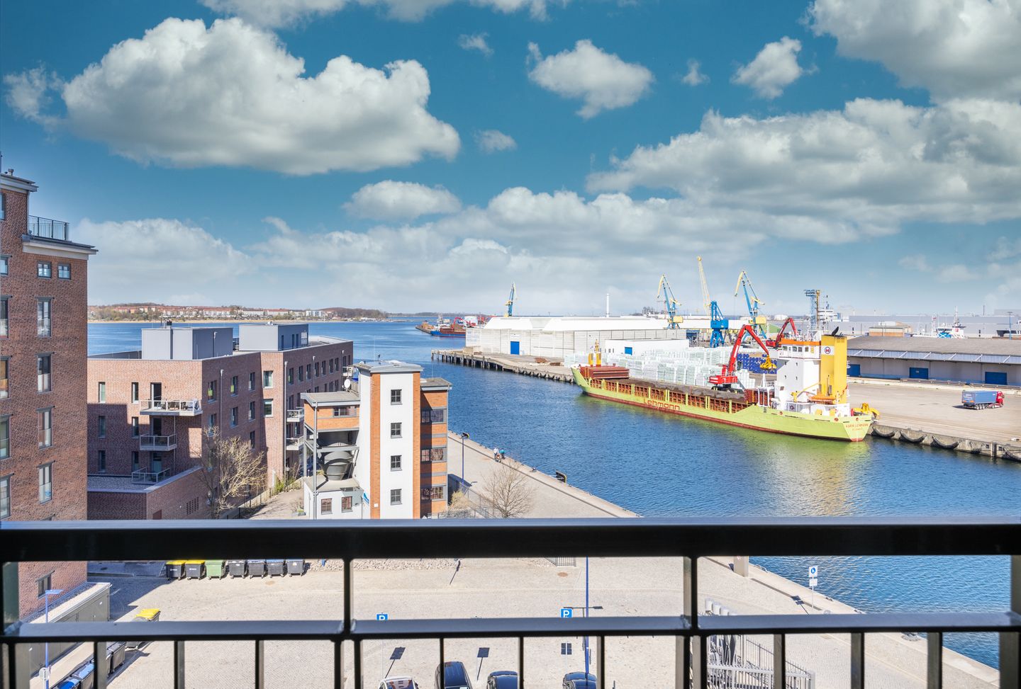 Krusespeicher Krusespeicher 5-64 Wismar - Balkon mit Ausblick