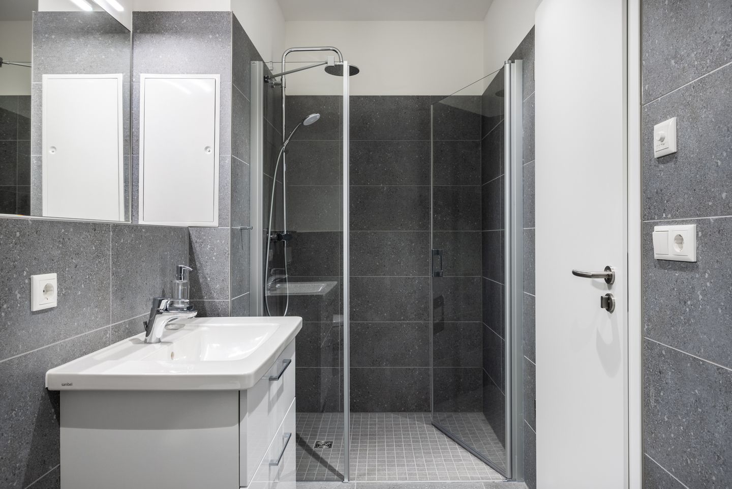 Krusespeicher Krusespeicher 5-64 Wismar - Badezimmer mit Dusche