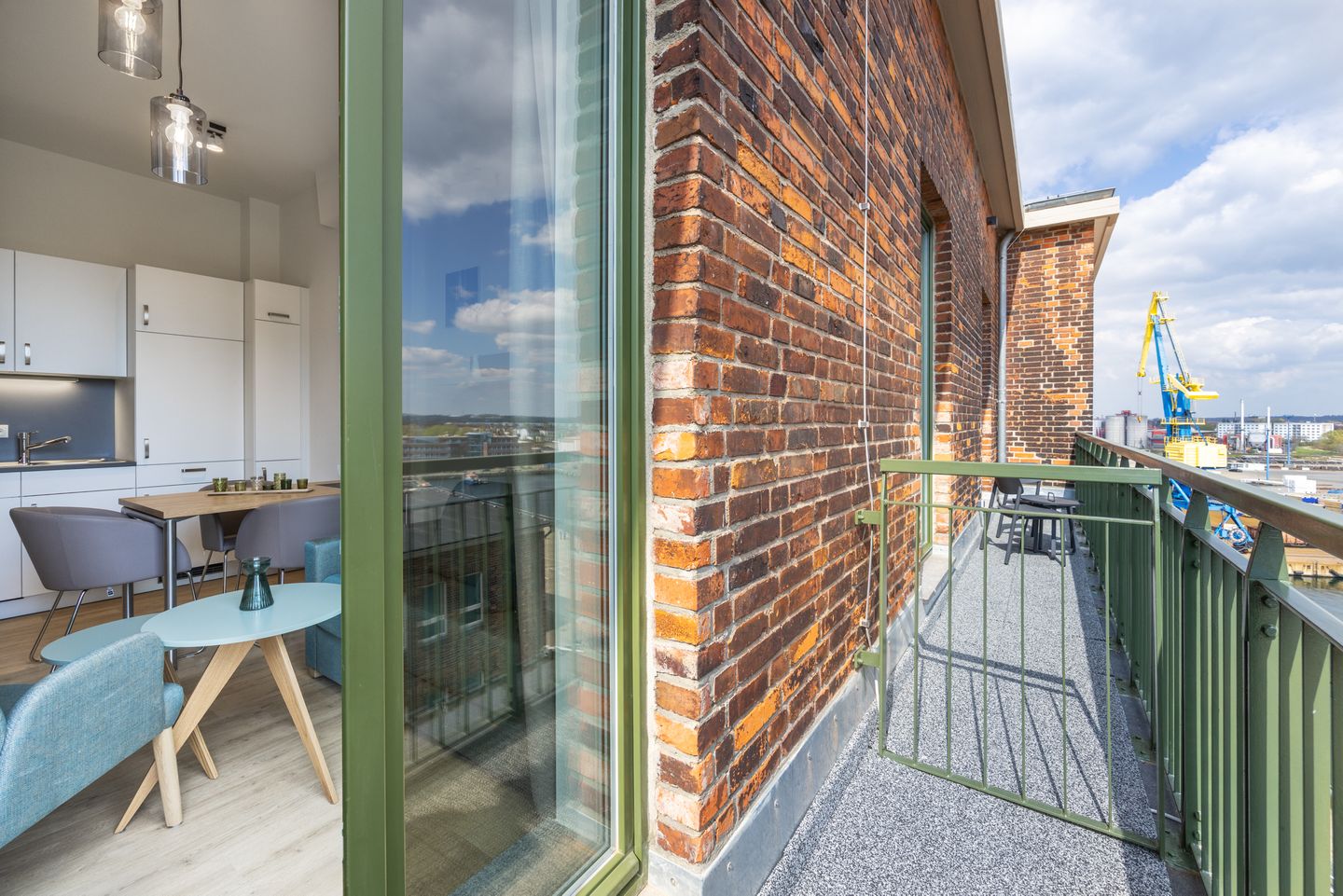 Krusespeicher Krusespeicher 6-70 Wismar - Balkon mit