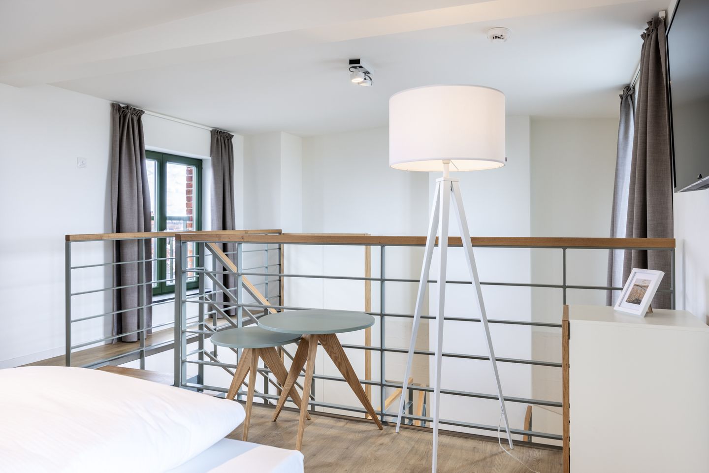 Krusespeicher Krusespeicher 6-75 Wismar - Schlafzimmer mit Doppelbett