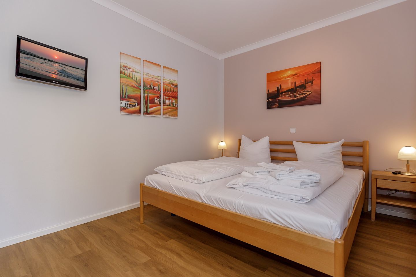 Apartment-Residenz Ostseestrand Apartment-Residenz Ostseestrand 05 Kühlungsborn - Schlafzimmer mit Doppelbett