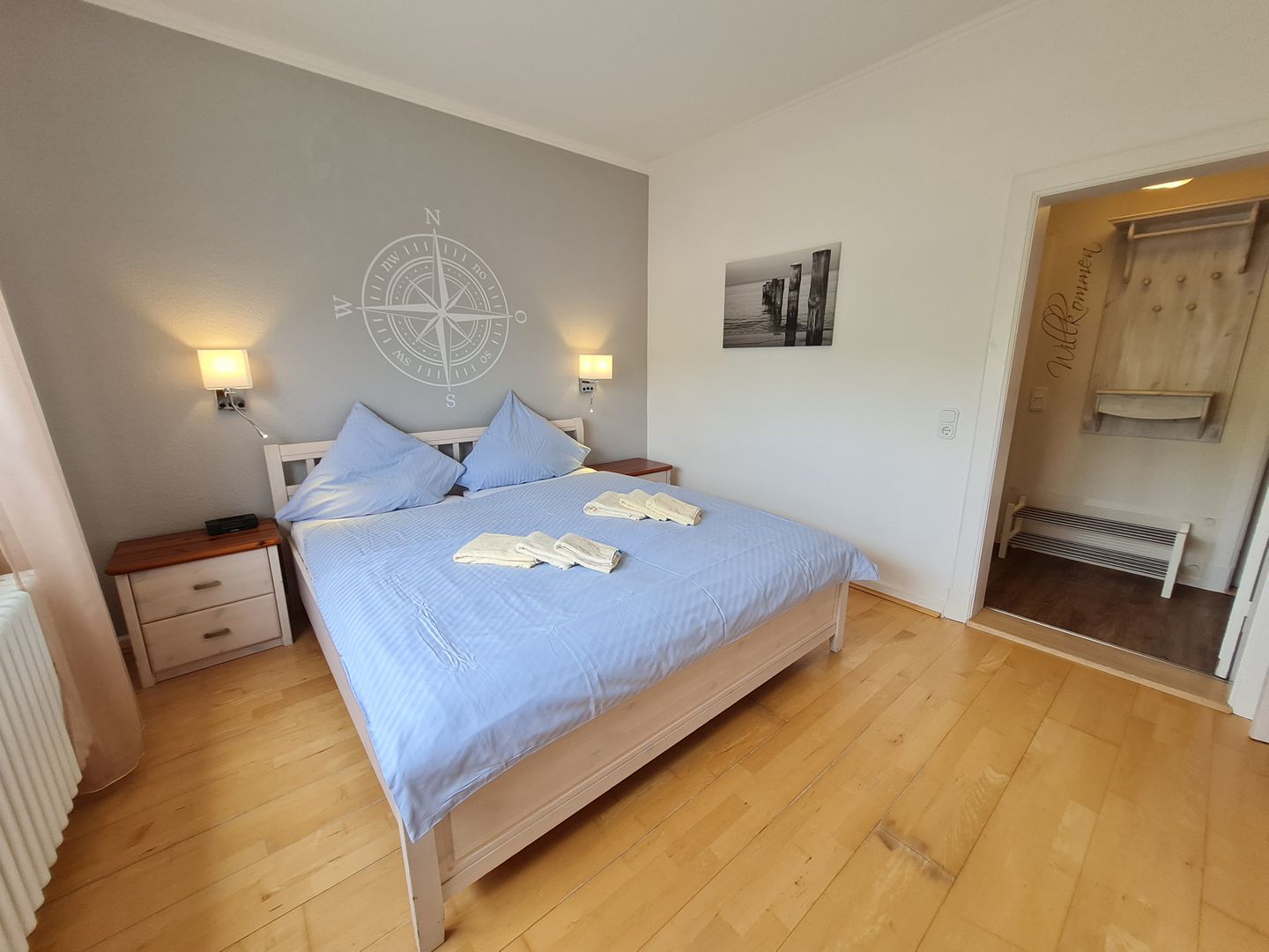 Austernfischer Wyk auf Föhr - Schlafzimmer