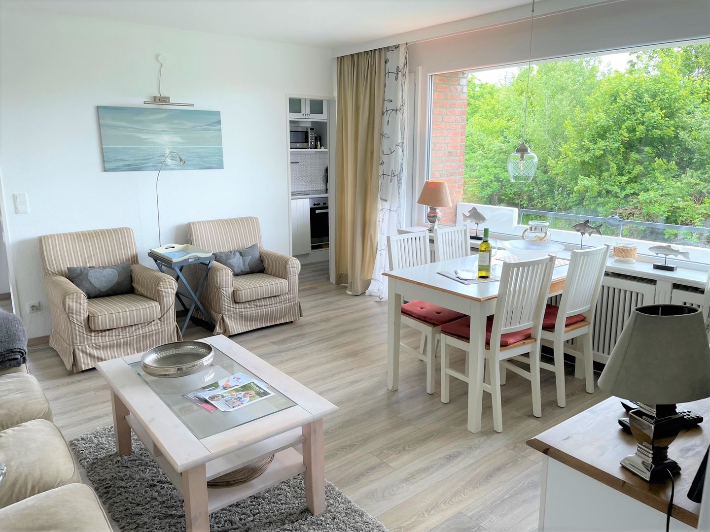  Helle Strandwohnung mit Meerblick Wyk - 