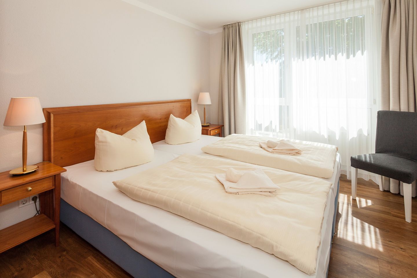 Strand-Park Strand-Park 222 Usedom - Schlafzimmer mit Doppelbett