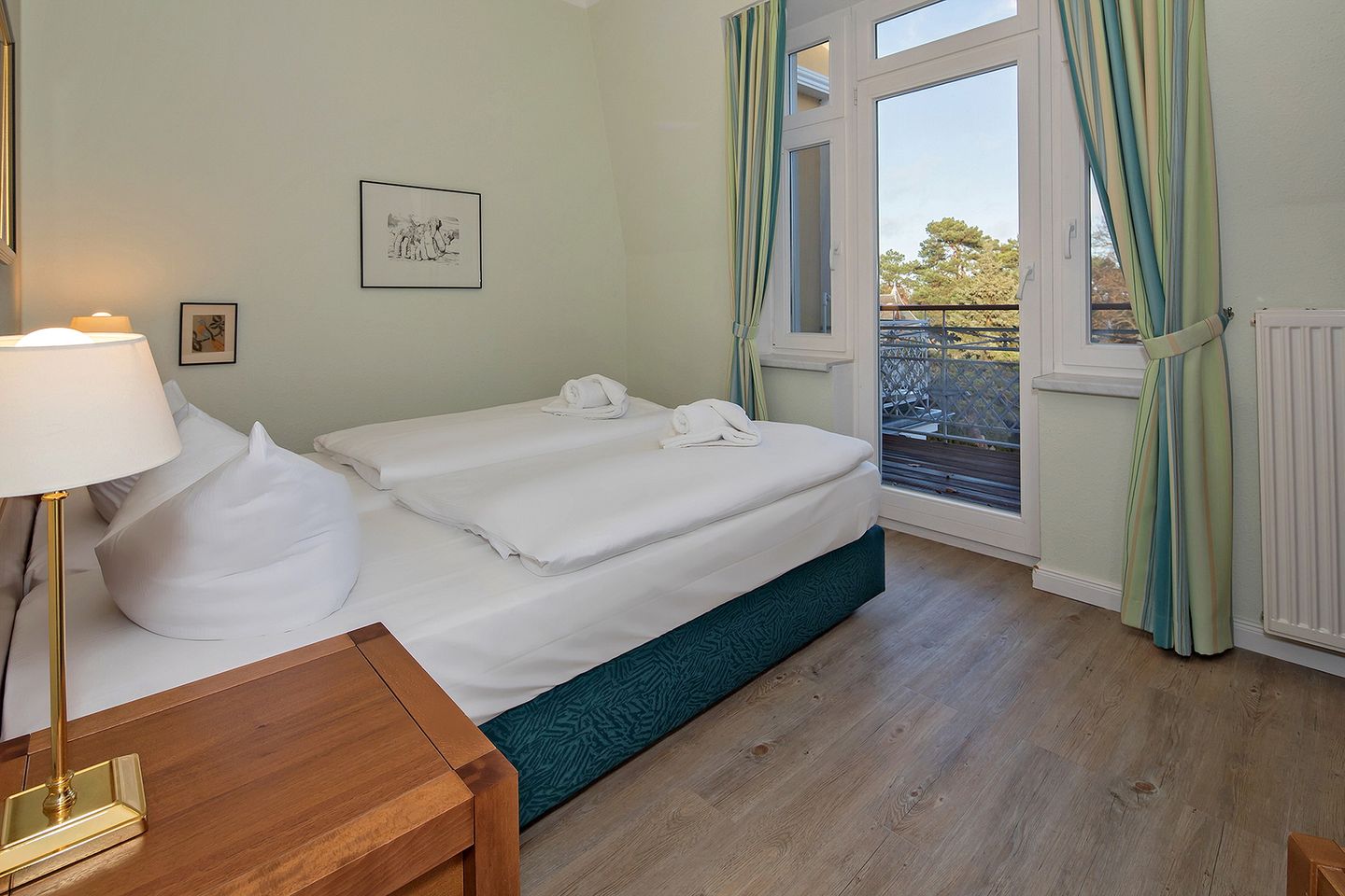 Villa Aegir Villa Aegir 121 Usedom - Schlafzimmer mit Doppelbett