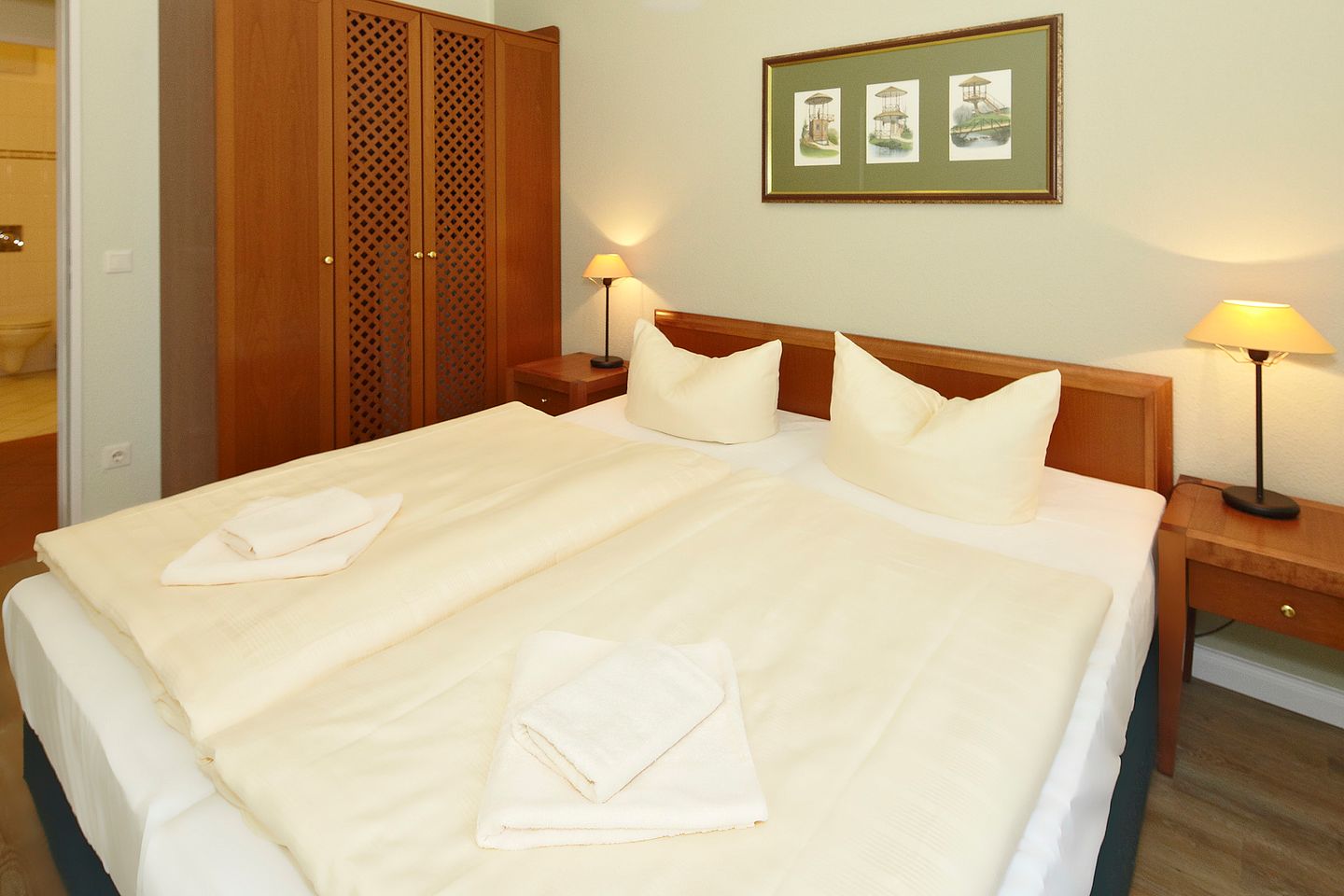 Villa Aegir Villa Aegir 122 Usedom - Schlafzimmer mit Doppelbett