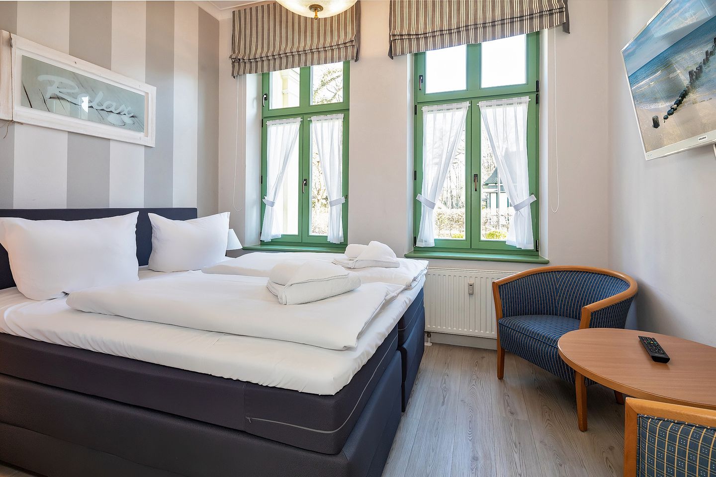 Villa am Ostseestrand Villa am Ostseestrand 104 Usedom - Schlafzimmer mit Doppelbett