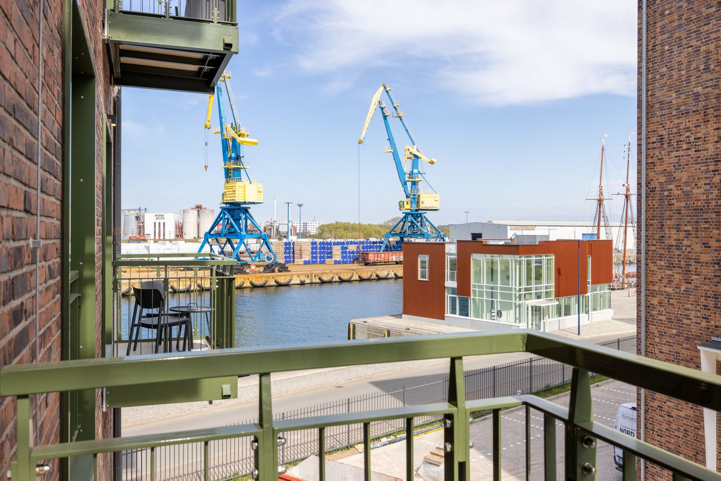 Krusespeicher Krusespeicher 2-37 Wismar - Balkon mit Ausblick