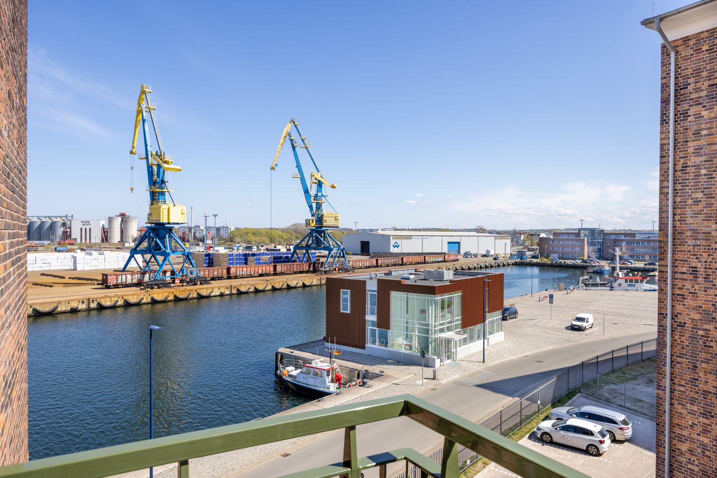 Krusespeicher Krusespeicher 3-44 Wismar - Balkon mit Ausblick