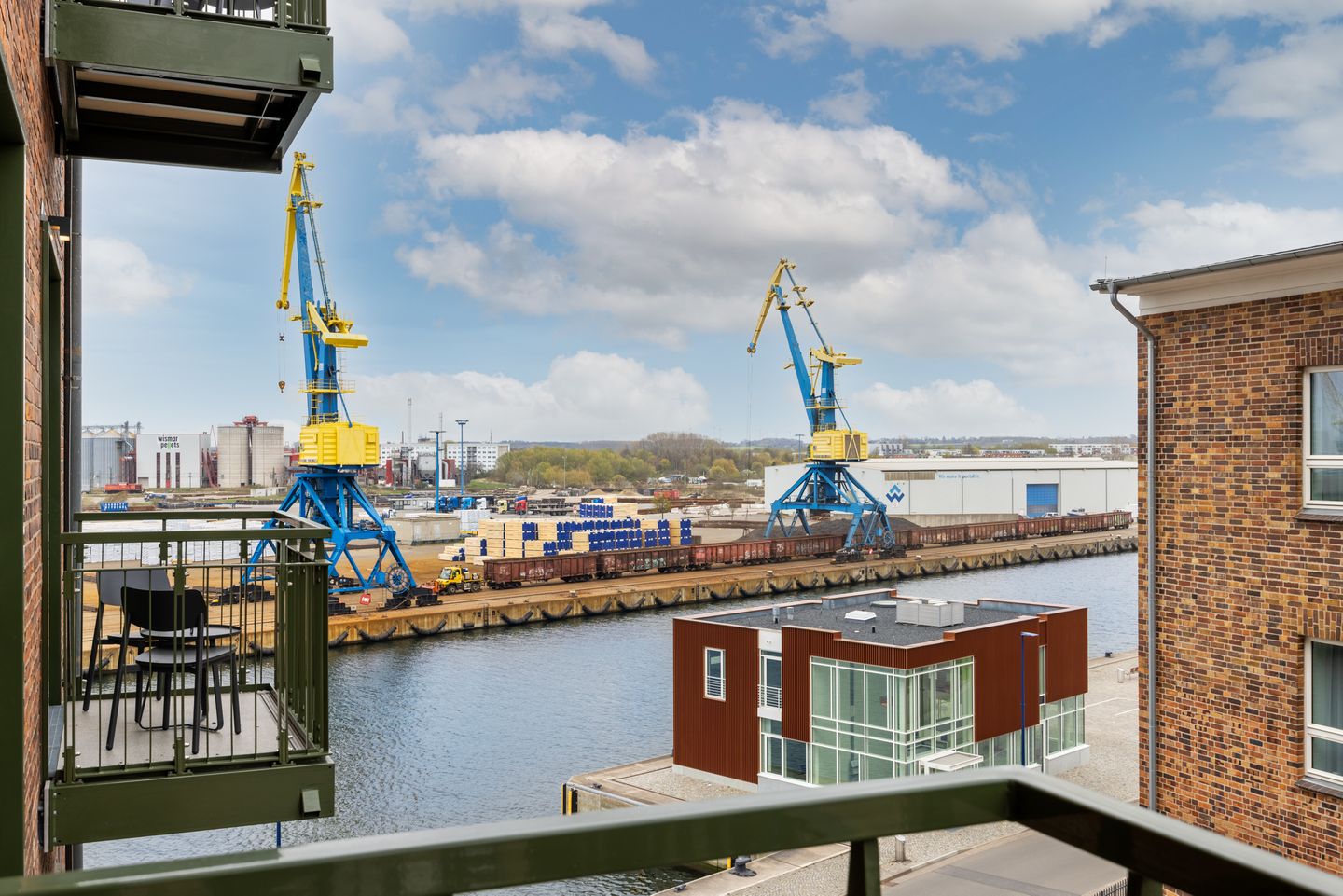 Krusespeicher Krusespeicher 4-53 Wismar - Balkon mit Ausblick