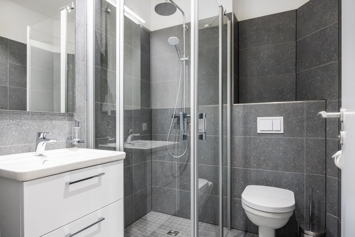 Krusespeicher Krusespeicher 4-53 Wismar - Badezimmer mit Dusche