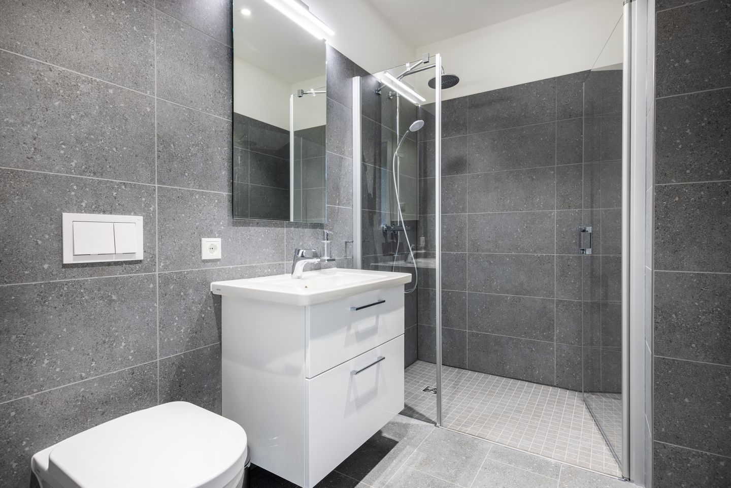 Krusespeicher Krusespeicher 4-55 Wismar - Badezimmer mit Dusche