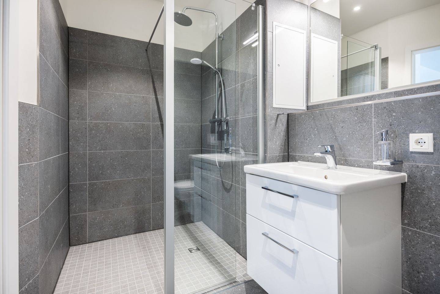 Krusespeicher Krusespeicher 4-58 Wismar - Badezimmer mit Dusche