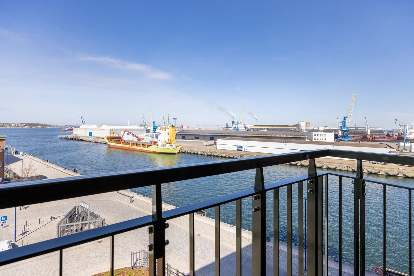 Krusespeicher Krusespeicher 4-58 Wismar - Balkon mit Ausblick