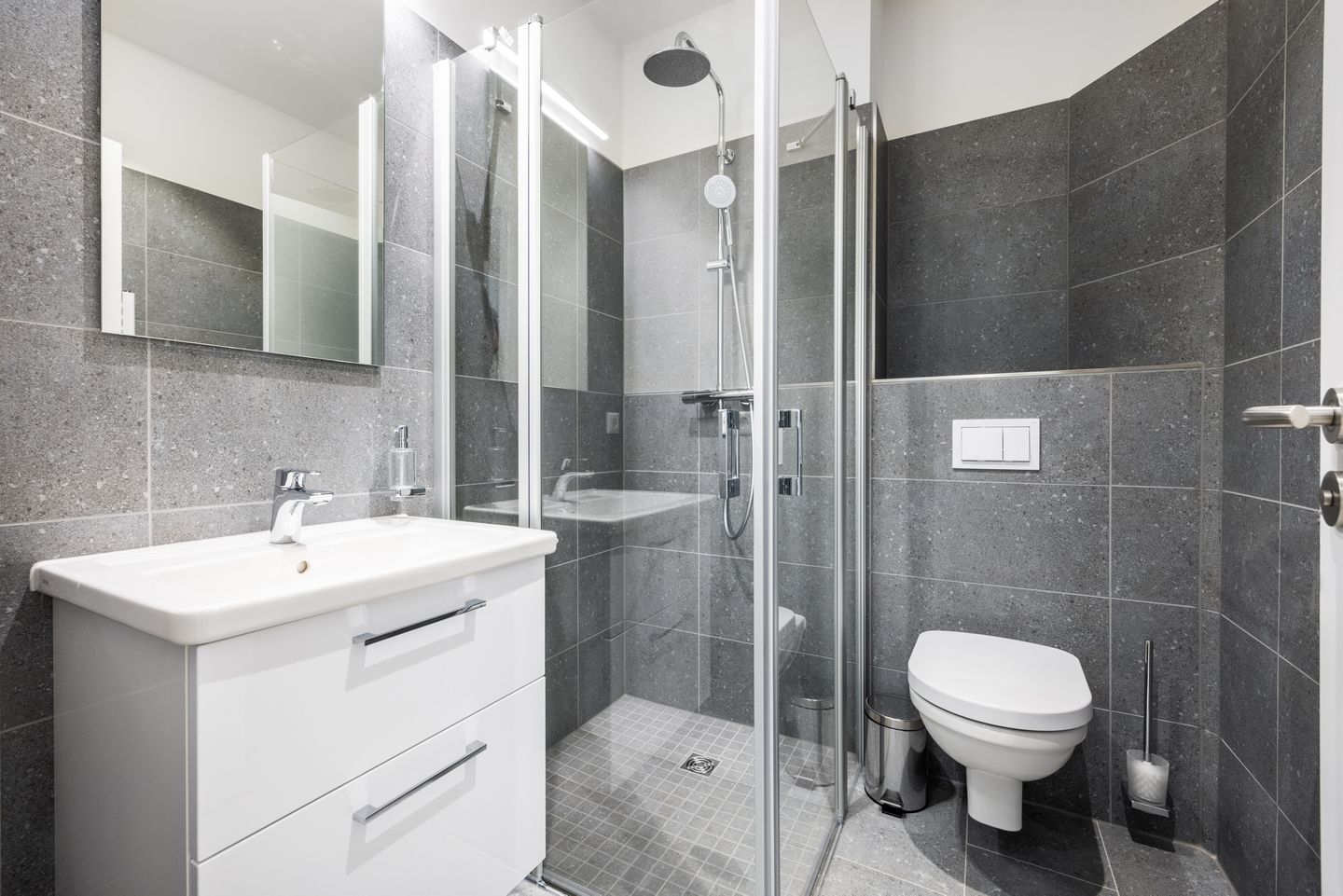 Krusespeicher Krusespeicher 5-61 Wismar - Badezimmer mit Dusche