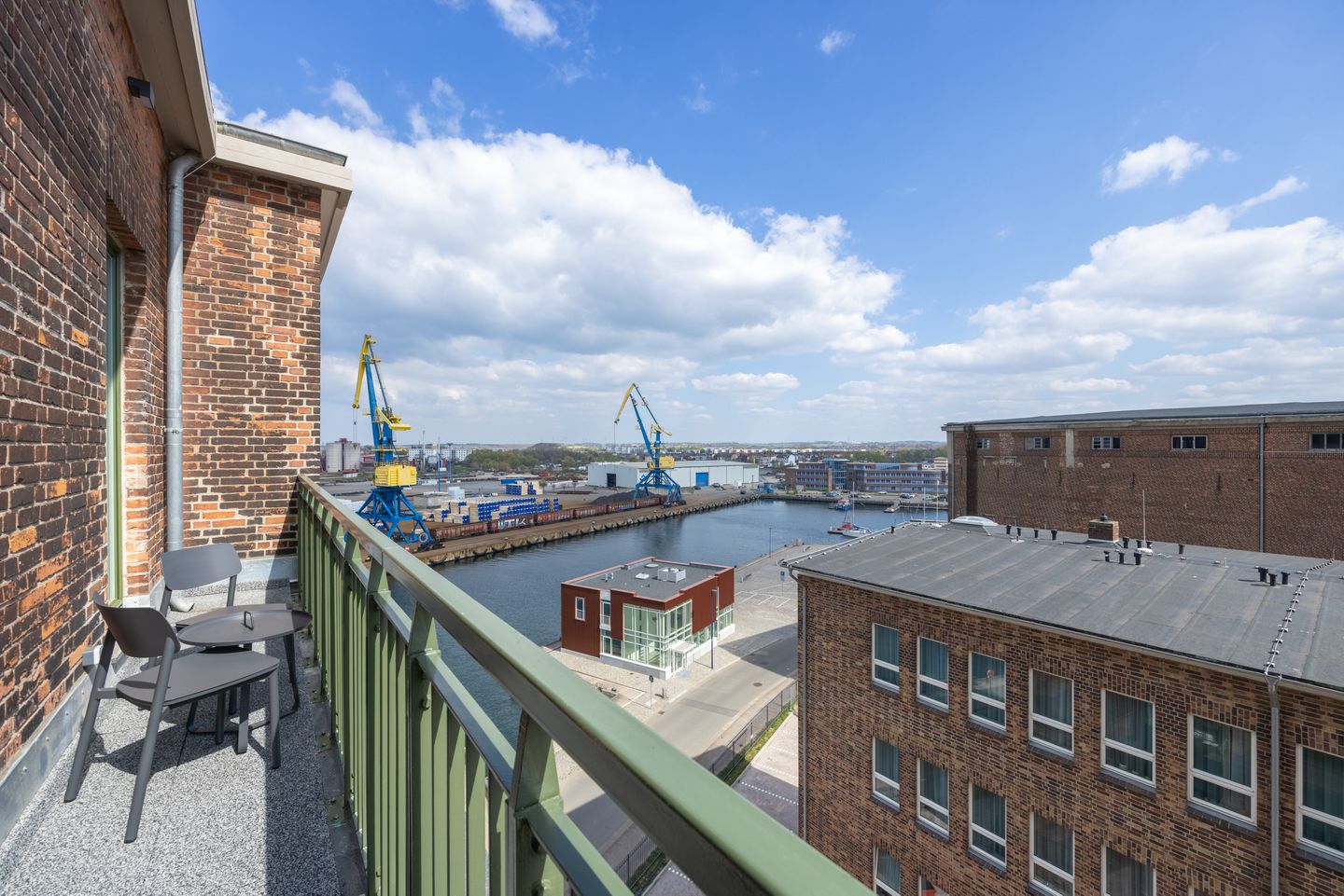 Krusespeicher Krusespeicher 6-69 Wismar - Balkon mit Ausblick