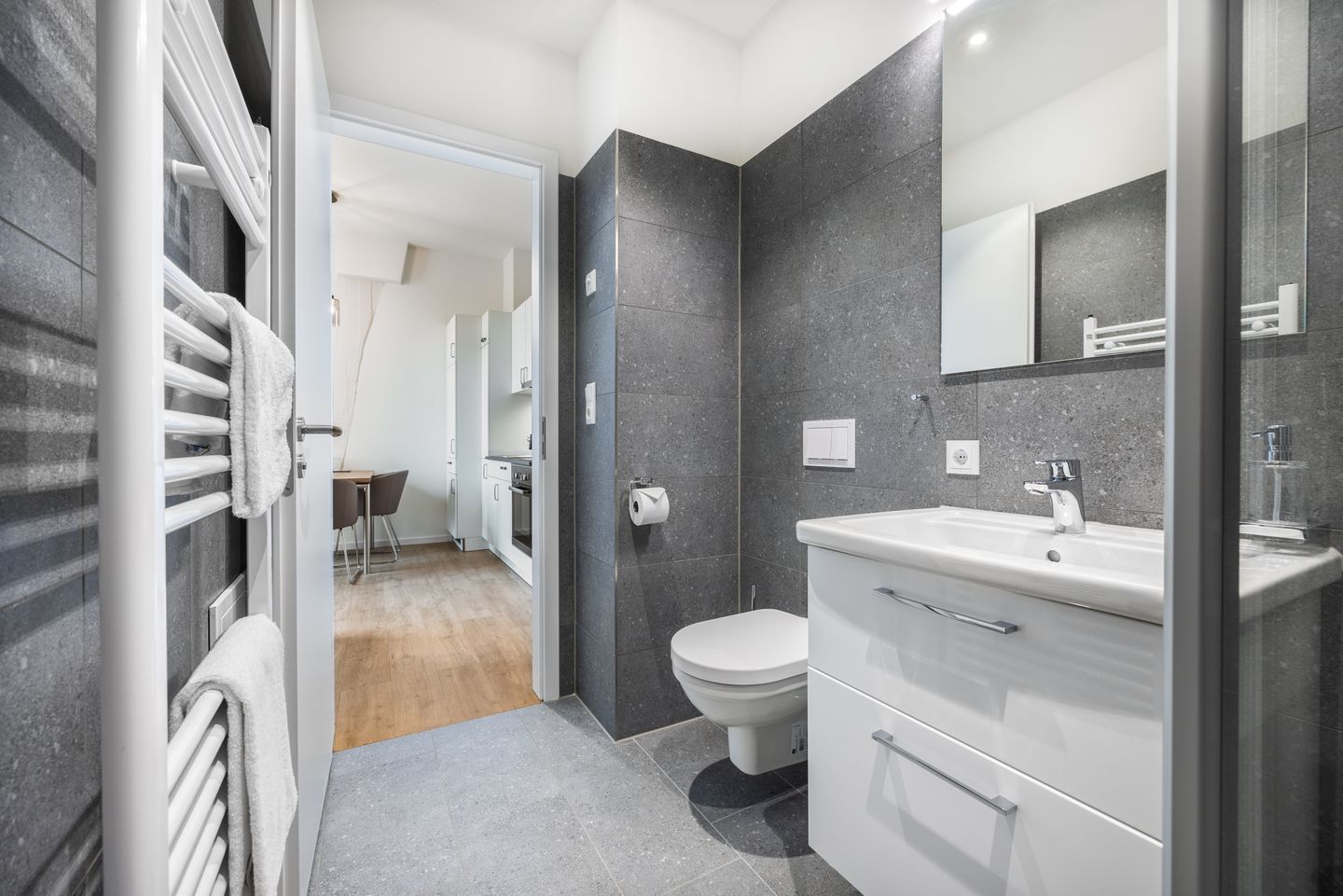 Krusespeicher Krusespeicher 6-69 Wismar - Badezimmer mit Dusche